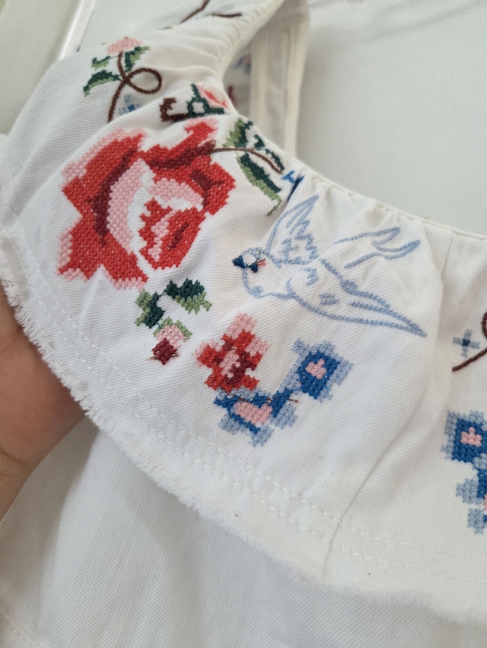 Pilcro Embellished Ruffle Collar Top - Picture 4 of 6